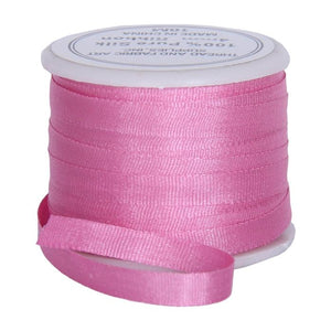 1/8"  Silk Ribbon, 5 Spool Collection (Pink, Mulberry, Dusty Rose, Magenta & Pale Pink), 10 Yards each