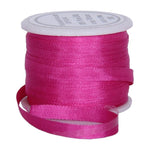 Load image into Gallery viewer, 1/8&quot;  Silk Ribbon, 5 Spool Collection (Pink, Mulberry, Dusty Rose, Magenta &amp; Pale Pink), 10 Yards each
