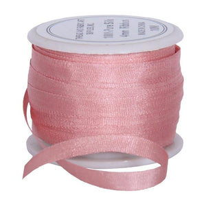 1/8"  Silk Ribbon, 5 Spool Collection (Pink, Mulberry, Dusty Rose, Magenta & Pale Pink), 10 Yards each