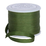 Load image into Gallery viewer, 1/8&quot;  Silk Ribbon, 5 Spool Collection (Lime Green, Dark Sage, Golden Tan, Brown &amp; Cocoa), 10 Yards each
