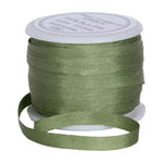 Load image into Gallery viewer, 1/8&quot;  Silk Ribbon, 5 Spool Collection (Nile Green, Dark Sage, Sage Green, Lime Green &amp; Avocado), 10 Yards each
