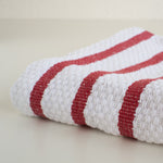 Load image into Gallery viewer, (White / Red) Basketweave Dishtowels by Now Designs®
