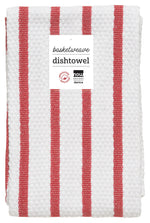 Load image into Gallery viewer, (White / Red) Basketweave Dishtowels by Now Designs®
