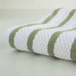 Load image into Gallery viewer, (White / Sage Green) Basketweave Dishtowels by Now Designs®
