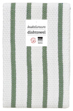 Load image into Gallery viewer, (White / Elm Green) Basketweave Dishtowels by Now Designs®

