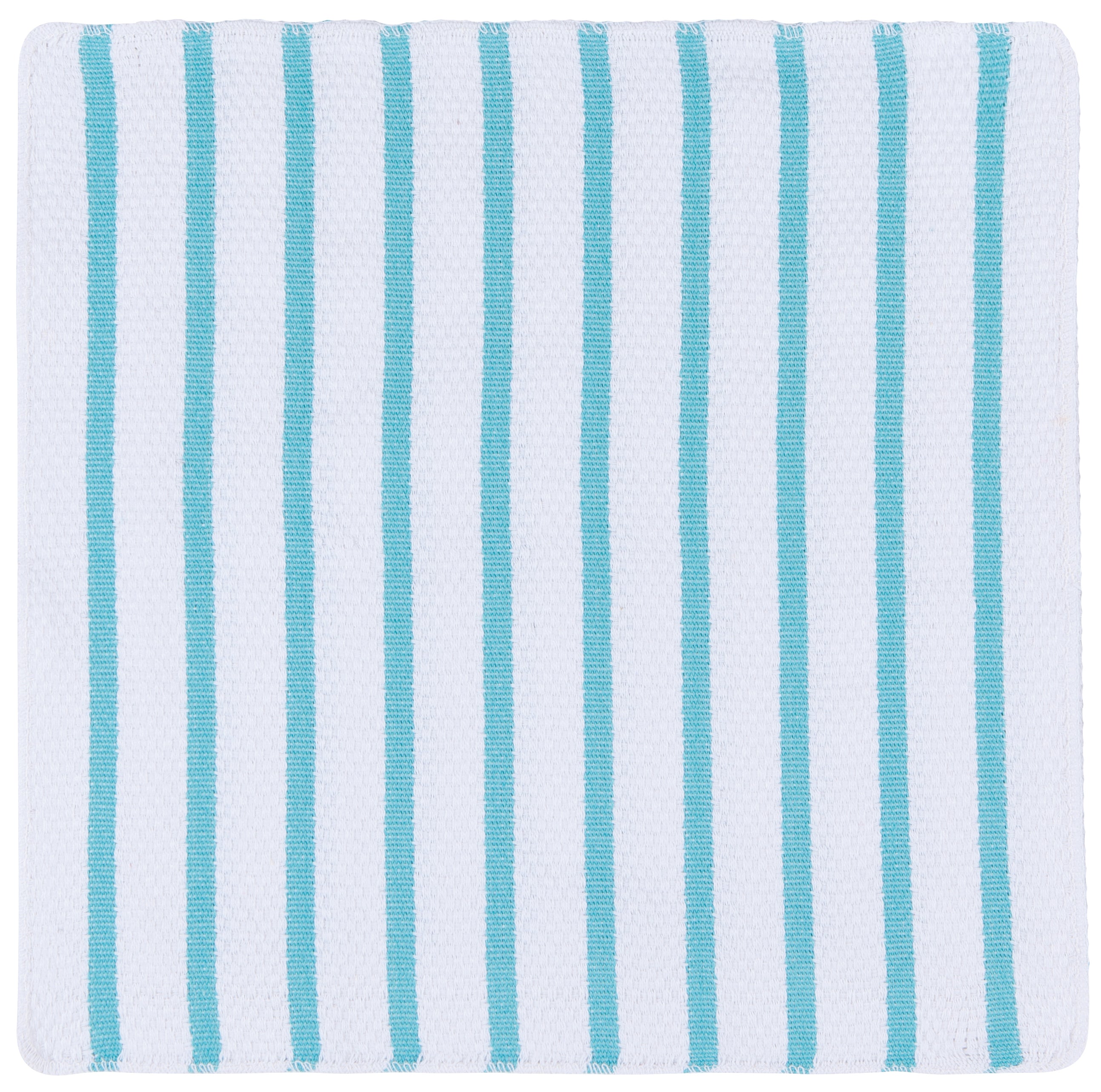 (White / Bali Blue) - Basketweave Dishcloths, Set of 2  by Now Designs®