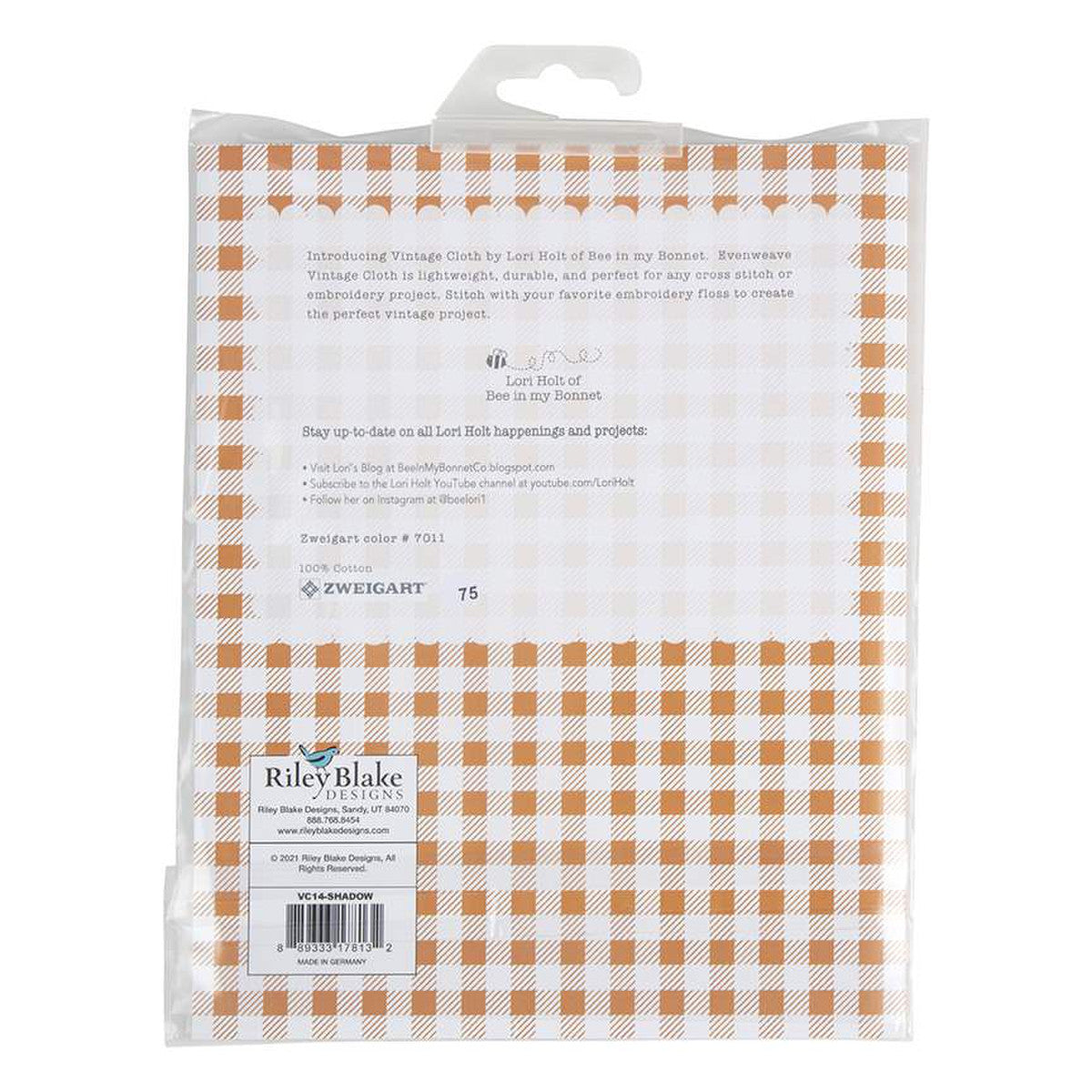 Riley Blake Vintage Cloth 14 Count-18X21 Breeze