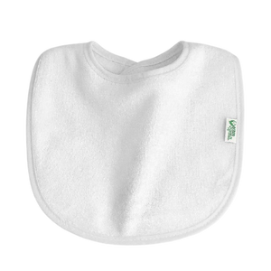 Embroidery Blanks, Stay - Dry Bibs (10 pack), White Color Set by Green Sprouts