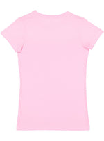 Load image into Gallery viewer, Ladies (Junior) Fitted - Crew Neck -- Fine Jersey T-shirt -- 100% Cotton -- Pink Color
