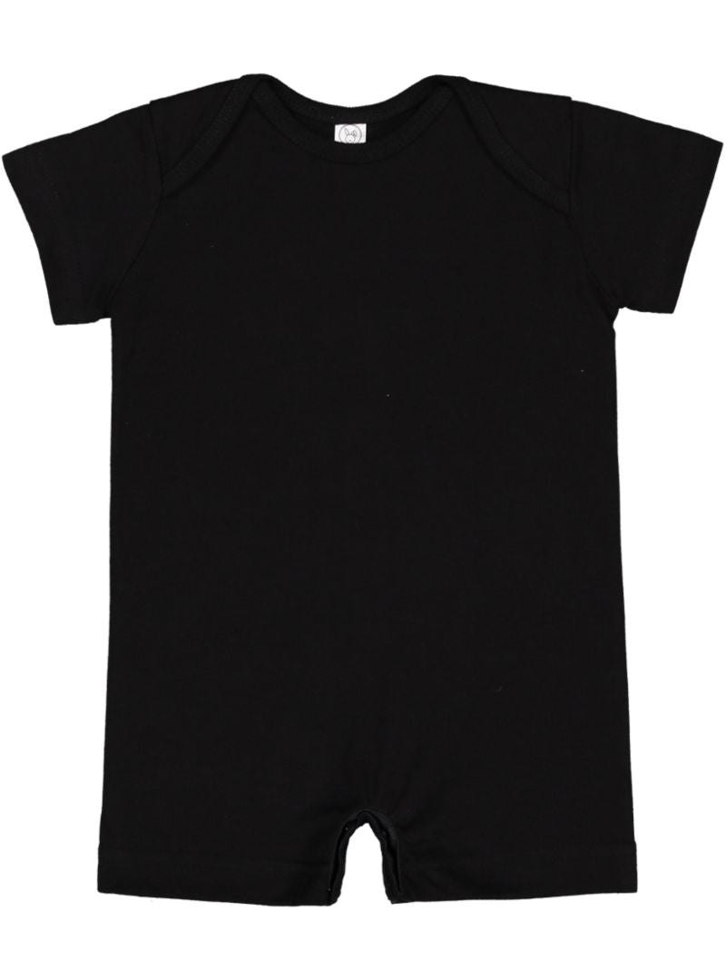 Infant Jersey Romper, Black