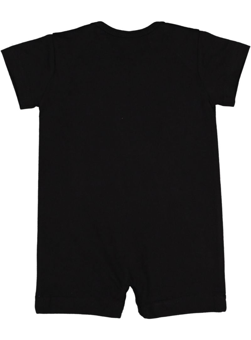 Infant Jersey Romper, Black