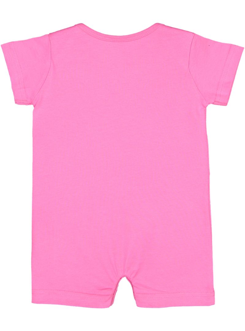 Infant Jersey Romper, Raspberry