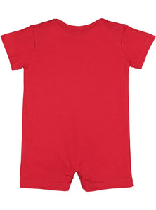Infant Jersey Romper, Red