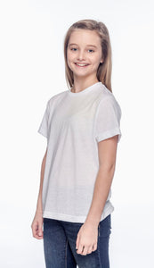 Youth Sublimation T-Shirt, 100% Polyester, White