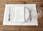 Load image into Gallery viewer, White Hemstitch Table Linen Collection, 100% Linen
