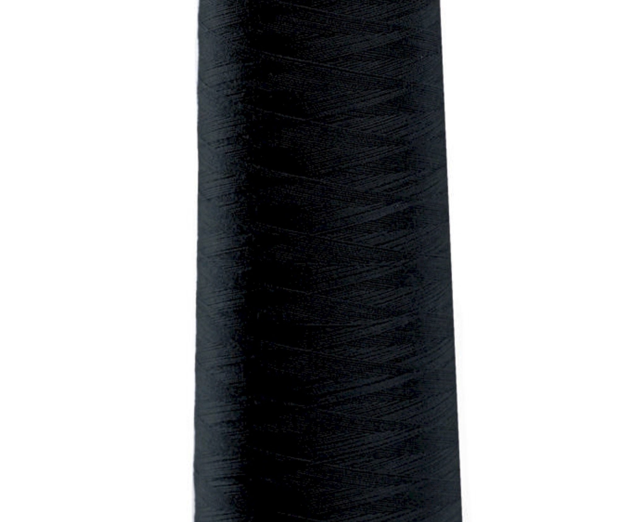 Black Color, Aerolock Premium Serger Thread, Ref. 8000 by Madeira®
