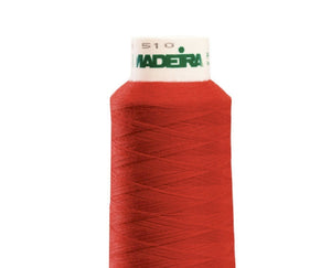 Red Color, Aerolock Premium Serger Thread, Ref. 8380 by Madeira®