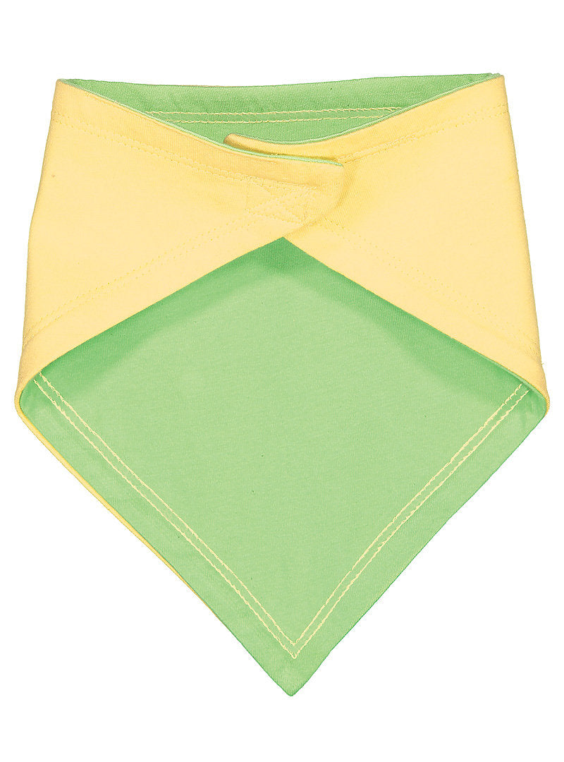 Baby Bandana Bib, 100% Cotton, Banana - Key Lime