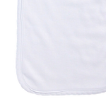 Load image into Gallery viewer, Sublimation Baby Bib with Scallop Trim,  (65% Polyester - 35% Cotton), White
