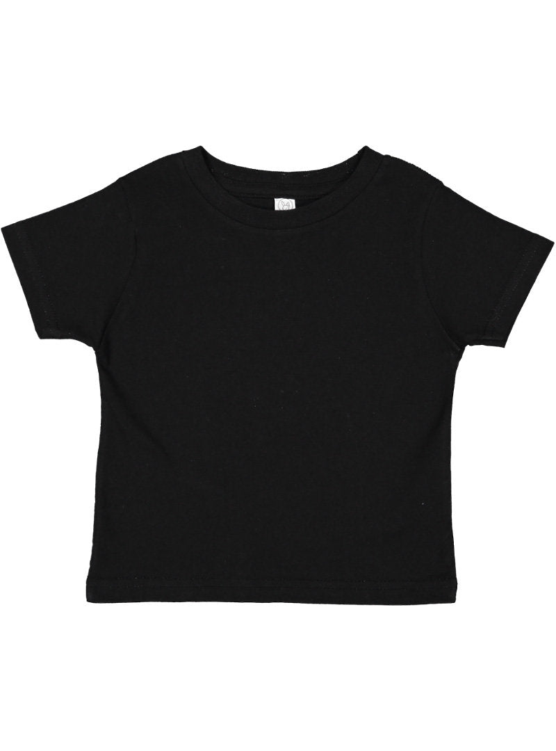 Baby Fine Jersey T-shirt, 100% Cotton, Black