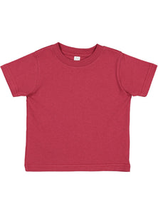 Baby Fine Jersey T-shirt, 100% Cotton, Garnet