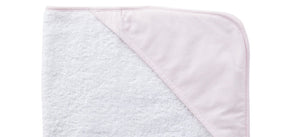 Baby Hooded Towel with Pink Stripes