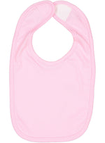 Load image into Gallery viewer, Baby Jersey Bib,  100% Cotton,  Pink
