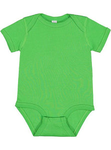 Short Sleeve -- Baby Bodysuit / Onesie -- 100% Cotton -- Apple