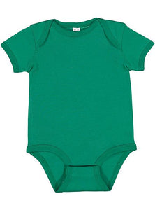 Short Sleeve -- Baby Bodysuit / Onesie -- 100% Cotton -- Kelly