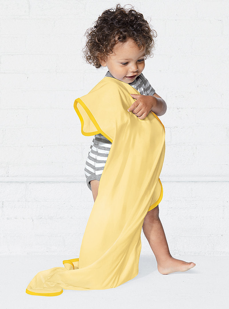 Baby Jersey Blanket,  5.5 oz., 100% Cotton Premium Jersey,   Banana-Yellow