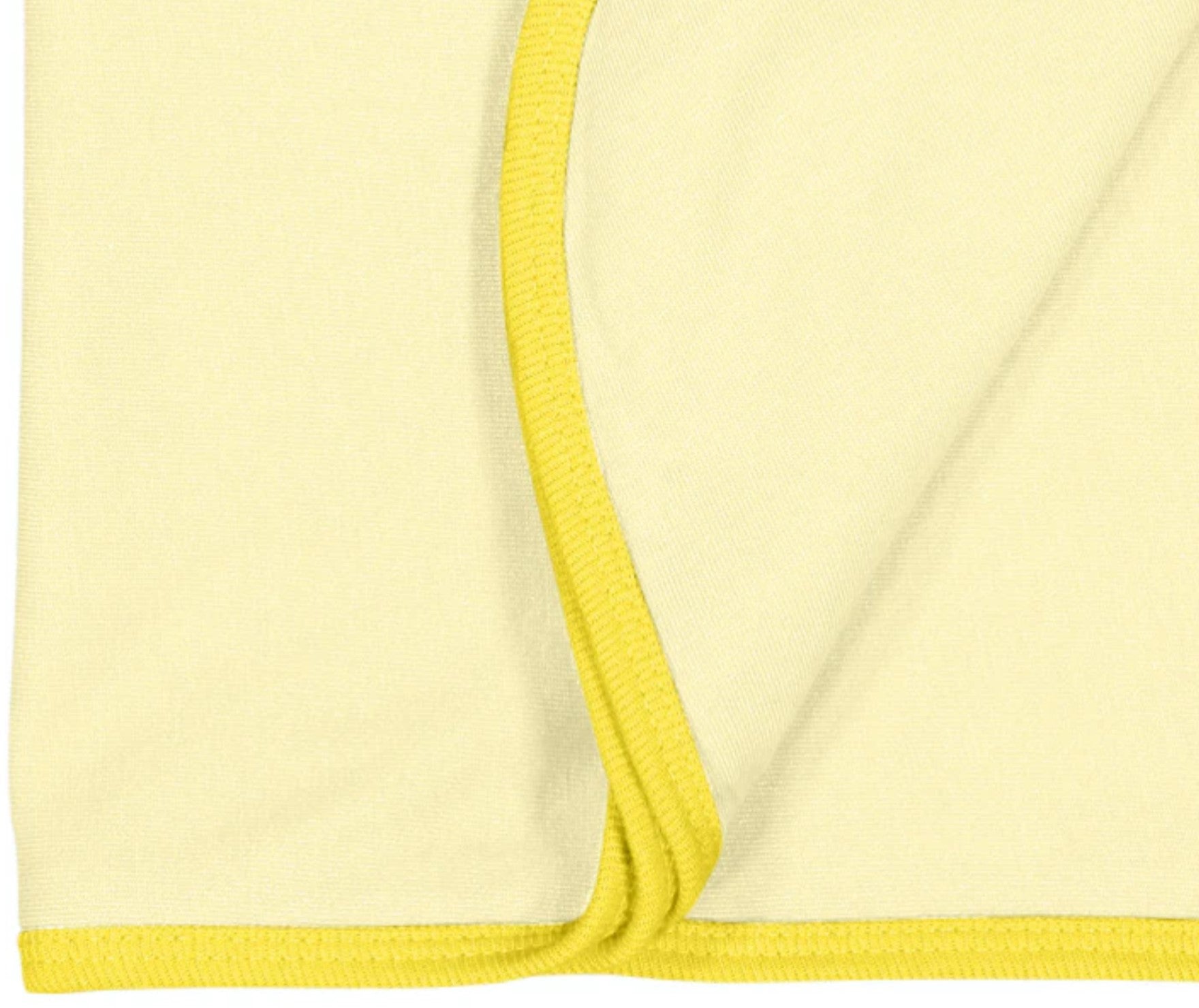 Baby Jersey Blanket,  5.5 oz., 100% Cotton Premium Jersey,   Banana-Yellow