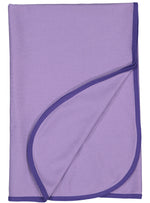 Load image into Gallery viewer, Baby Jersey Blanket,  5.5 oz., 100% Cotton Premium Jersey,   Lavender-Purple
