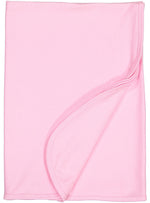 Load image into Gallery viewer, Baby Jersey Blanket,  5.5 oz., 100% Cotton Premium Jersey,   Pink
