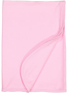 Baby Jersey Blanket,  5.5 oz., 100% Cotton Premium Jersey,   Pink