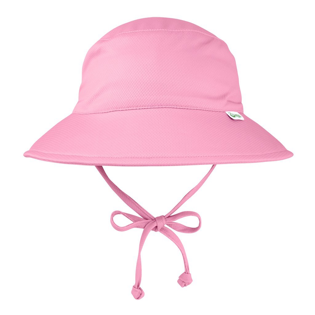 Baby Swim & Sun Bucket Hat, (Ages: 0-6 M  &  9-18 M), Light Pink