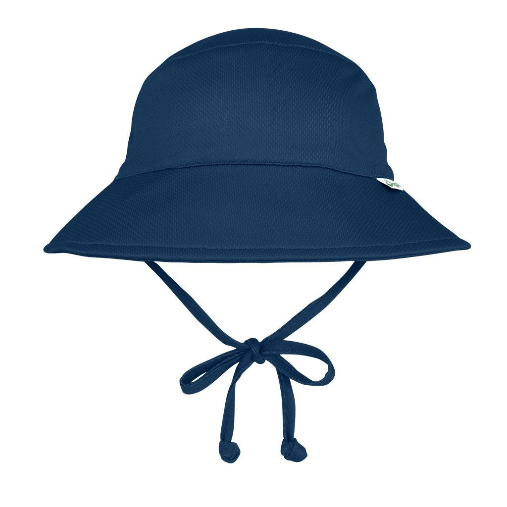 Baby Swim & Sun Bucket Hat, (Ages: 0-6 M  &  9-18 M), Navy