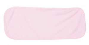 Baby Terry Burp Cloth, (50% Cotton / 50% Polyester), Light Pink