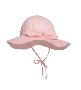 Baby (6 - 12 M), Sun Protection Bucket Hat (Light Pink)