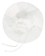Load image into Gallery viewer, Baby (6 - 12 M),  Sun Protection Bucket Hat (White with Pink Bow)
