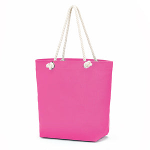 Beach Tote Bag (Hot Pink)