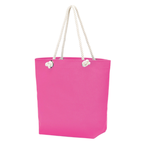Beach Tote Bag (Hot Pink)