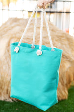 Load image into Gallery viewer, Beach Tote Bag (Mint)
