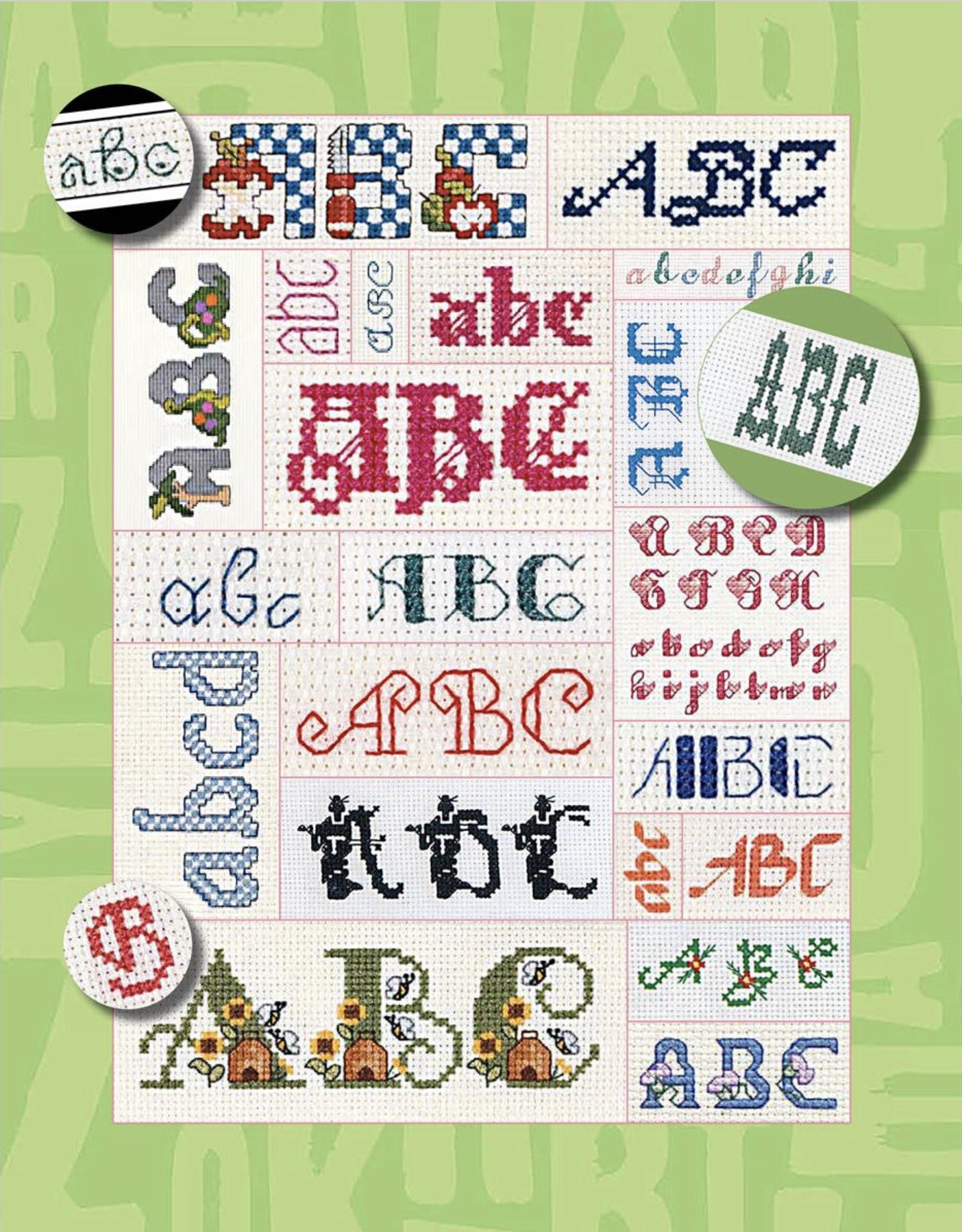 Big Collection Of Alphabets in Cross-Stich - Leisure Arts
