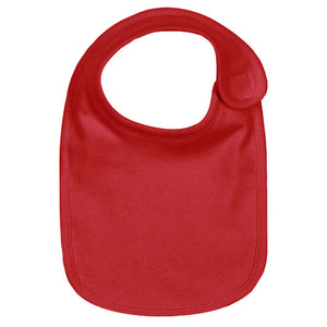 Embroidery Blank, Baby Bib (Red)