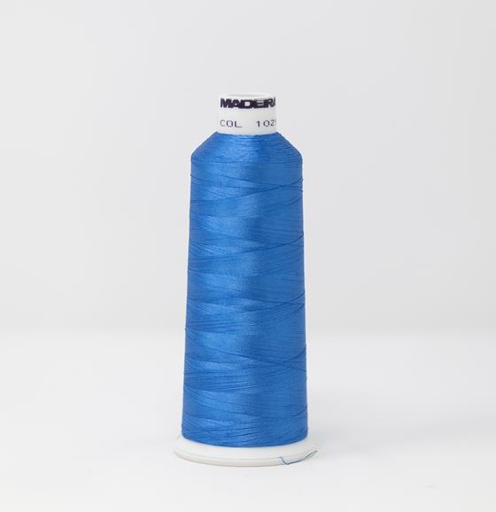 Blue Jay Color, Classic Rayon Machine Embroidery Thread, (#40 Weight, Ref. 1029), Various Sizes by MADEIRA