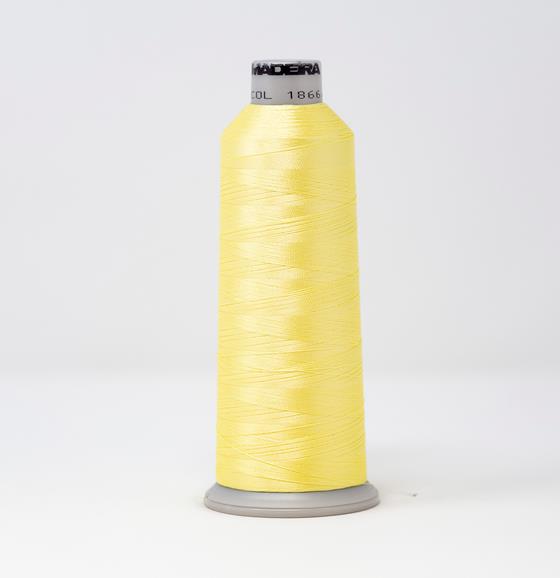 Buff Yellow Color, Polyneon Machine Embroidery Thread, (#40 / #60 Weights, Ref. 1866), Various Sizes by MADEIRA