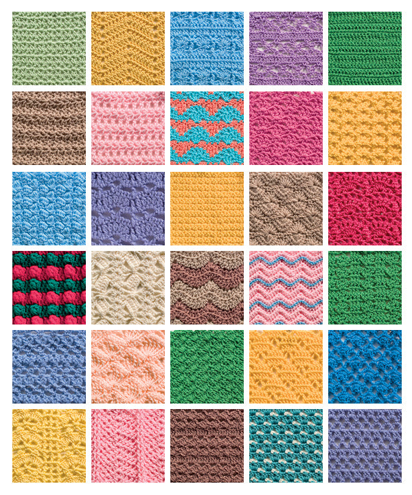 The Big Book Of Crochet Stitches By Jean Leinhauser & Rita Weiss 