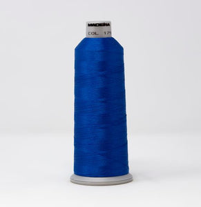Calypso Blue Color, Polyneon Machine Embroidery Thread, (#40 Weight, Ref. 1797), Various Sizes by MADEIRA