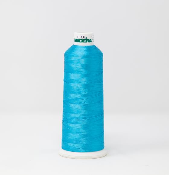 Caribbean Blue Color, Classic Rayon Machine Embroidery Thread, (#40 We ...