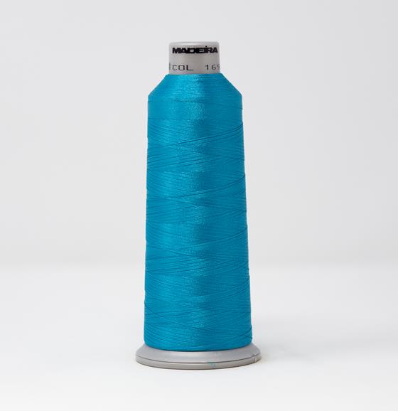 Caribbean Blue Color, Polyneon Machine Embroidery Thread, (#40 Weight ...